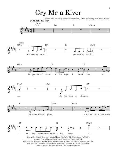 Cry Me A River - Justin Timberlake (Pro Vocal)