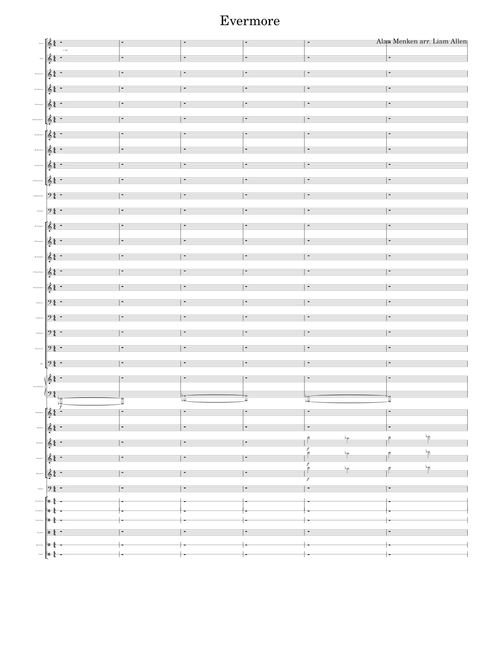 Evermore – Alan Menken Evermore Marching Arrangement