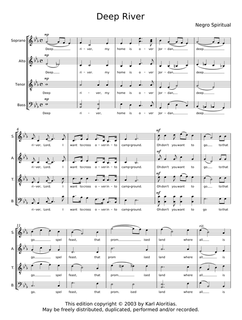 Deep River - Misc Traditional