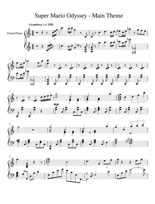 Super Mario Odyssey Main Theme