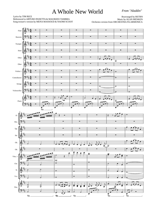 pz off A Whole New World – Alan Menken
