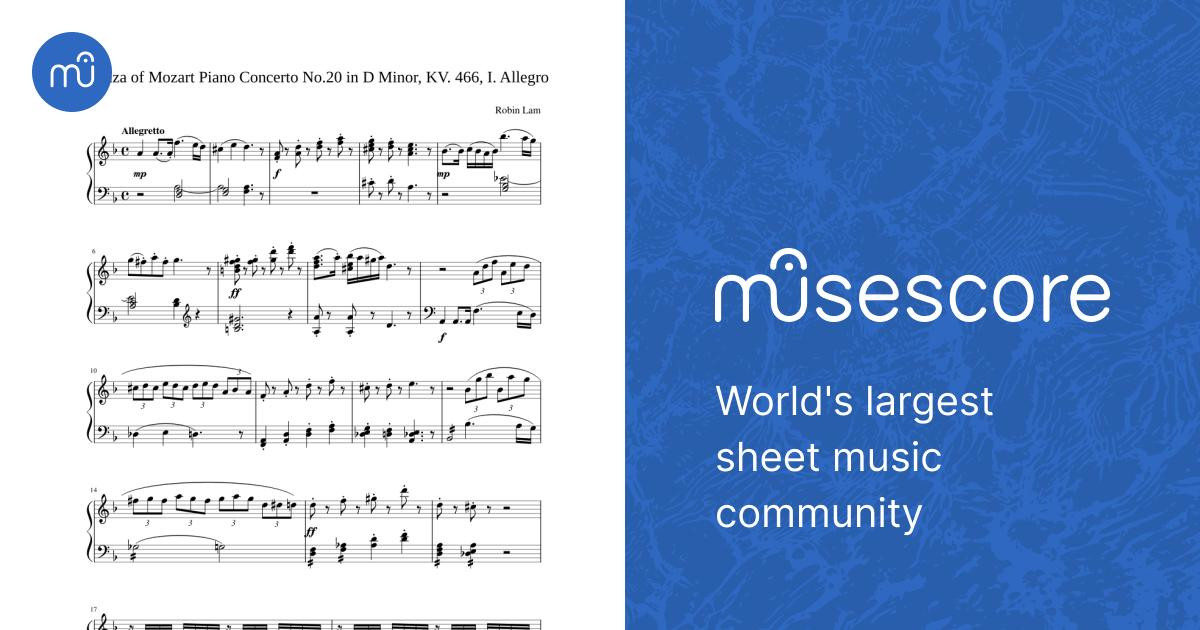 Piano Concerto No. 20 in D Minor, KV. 466, I. Allegro – Wolfgang