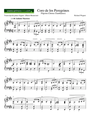 Wagner Tannhäuser Overture (Piano solo) Sheet Music for Piano Wagner Tannhäuser Overture (Piano solo) Sheet Music for Piano