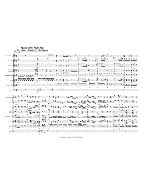 Queen Of The Night Aria - Wolfgang Amadeus Mozart