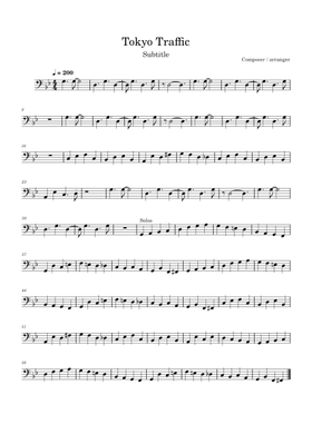 Free Tokyo Traffic by The Dave Brubeck Quartet sheet music