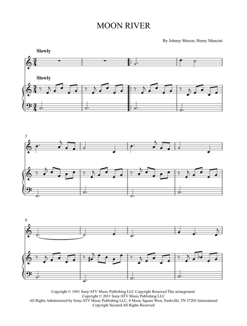 Moon River (Arr. Alex Nunes Rodrigues) - Andy Williams (Flute and Piano)