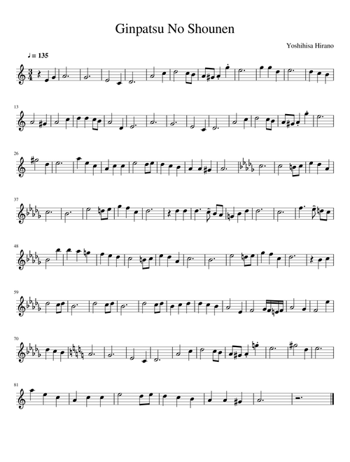 Ginpatsu No Shounen-Killua's Theme-HunterXHunter