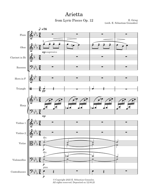 Arietta – Edvard Grieg