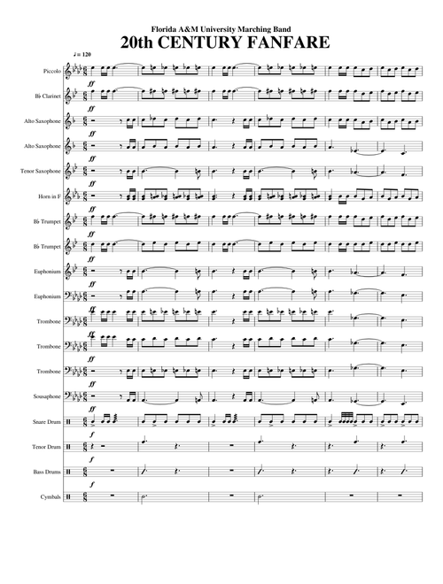 20th CENTURY FANFARE (FAMU)