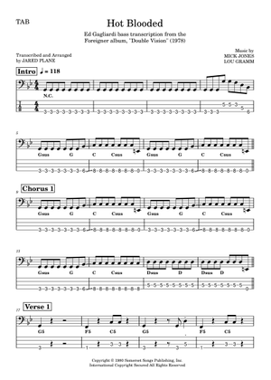 Play Official version of Juke box hero sheet music by Foreigner for  Contrabass, Guitar, Bass guitar | MuseScore.com