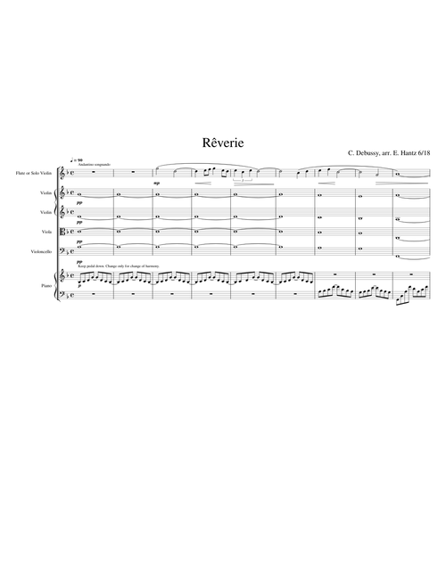 Rêverie – Claude Debussy