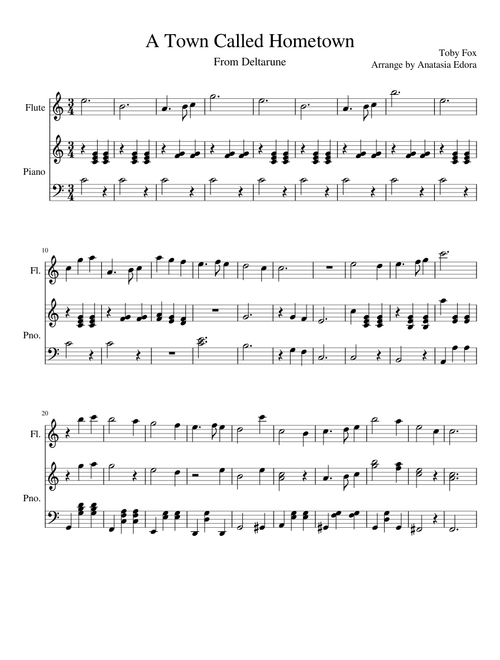 A Town Called Hometown - Toby Fox