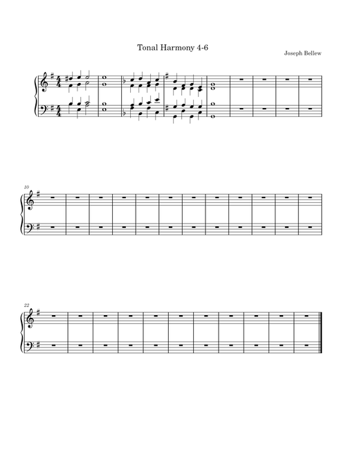 Tonal Harmony 4-6 – josephbellew4