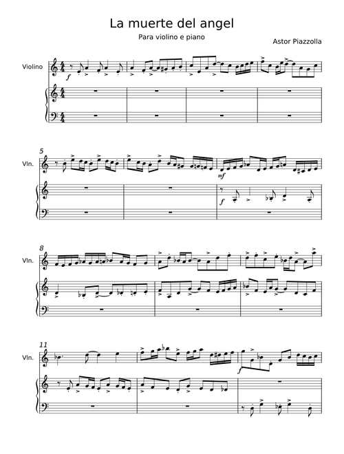 La muerte del angel - Astor Piazzolla