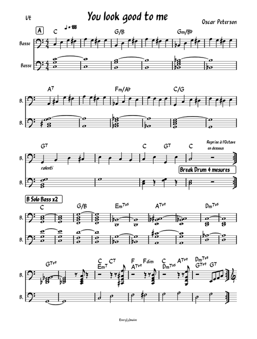 You Look Good to Me – Oscar Peterson Trio Bass