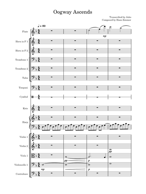 Oogway Ascends - Kung Fu Panda – Hans Zimmer Oogway Ascends