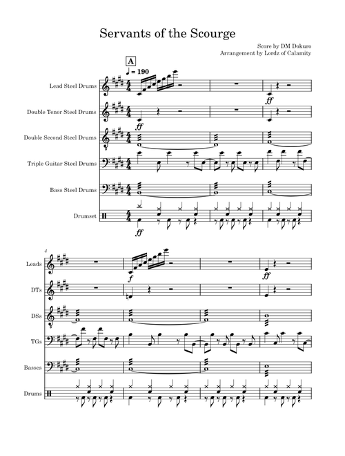 Servants of the Scourge – DM DOKURO (Steel Drums)