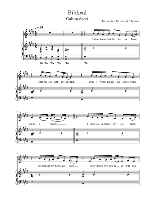 Biblical – Calum Scott