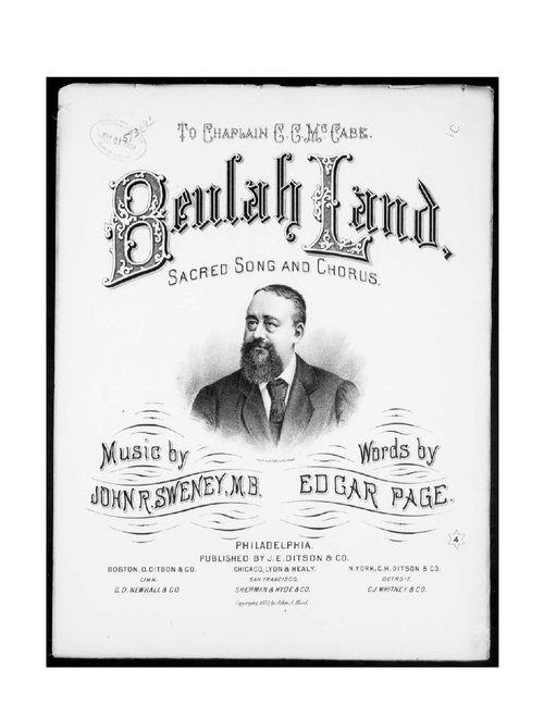 Beulah Land – John Robson Sweney 1878