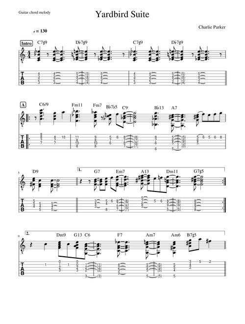 Yardbird suite - Charlie Parker