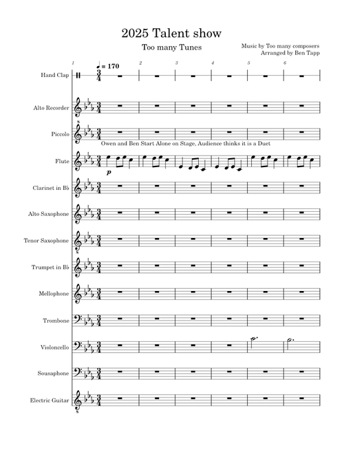 Too Many Tunes - Too Many Composers (Rocking Xmas Ending) – opendaylightr