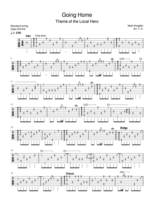 Going Home: Theme of the Local Hero - Mark Knopfler