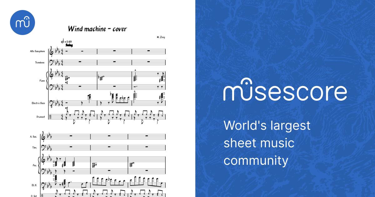 The Wind Machine – Sammy Nestico Sheet Music with Chords for Piano