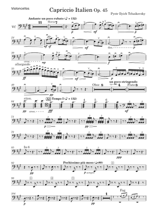 Italian Capriccio, Op.45 - Pyotr Ilyich Tchaikovsky Sheet Music