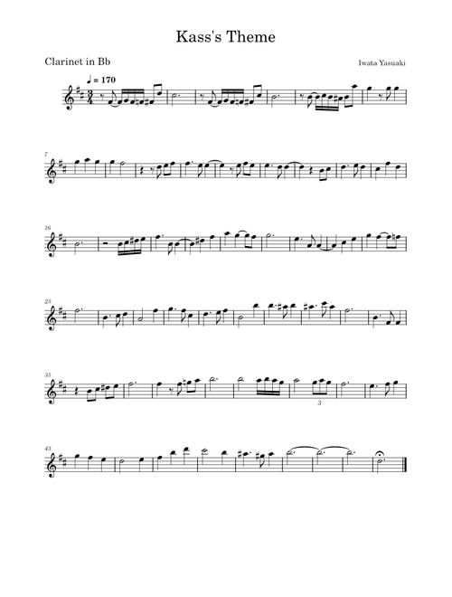 Kass' Theme (The Hero's Theme) – Yasuaki Iwata