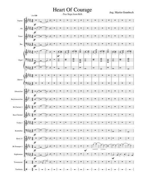 Heart Of Courage - Full Orchestra