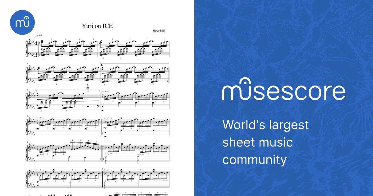 Yuri on ICE - ピアノソロ(piano solo arrangement) Sheet Music for