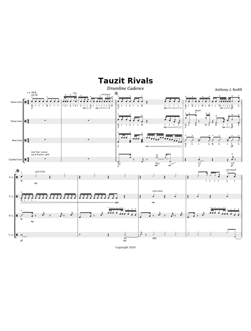Tauzit Rivals (Drumline Cadence)