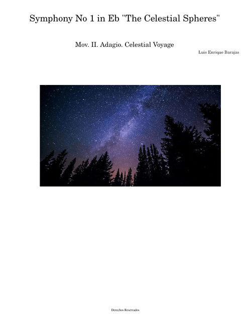 Symphony No 1 in Eb Mov II Celestial Voyage