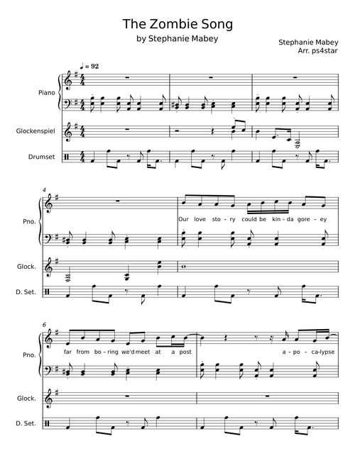 The Zombie Song - Stephanie Mabey
