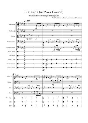 Play Official version of Stateside Sheet Music by Zara Larsson ...