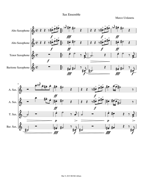 Sax Ensemble