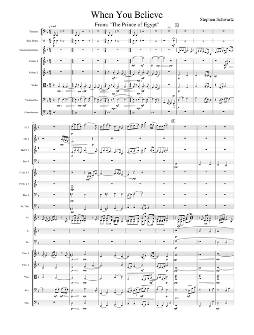 When You Believe – Stephen Schwartz