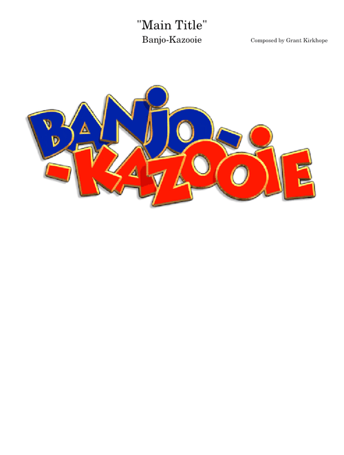 Main Theme - Banjo-Kazooie