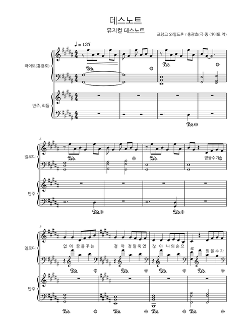 Hurricane - death note musical – Frank Wildhorn