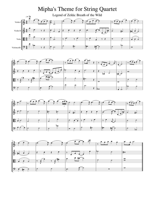 Mipha's Theme from The Legend of Zelda: Breath of the Wild