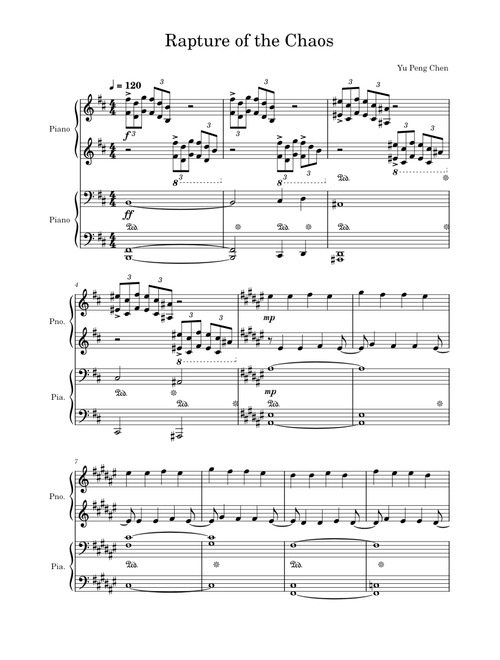Rapture of the Chaos – Yu-Peng Chen Yu-Peng Chen - Rapture of the Chaos (Tartaglia boss fight)