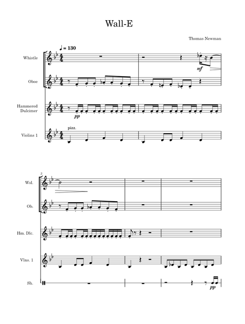 Wall-E – Thomas Newman
