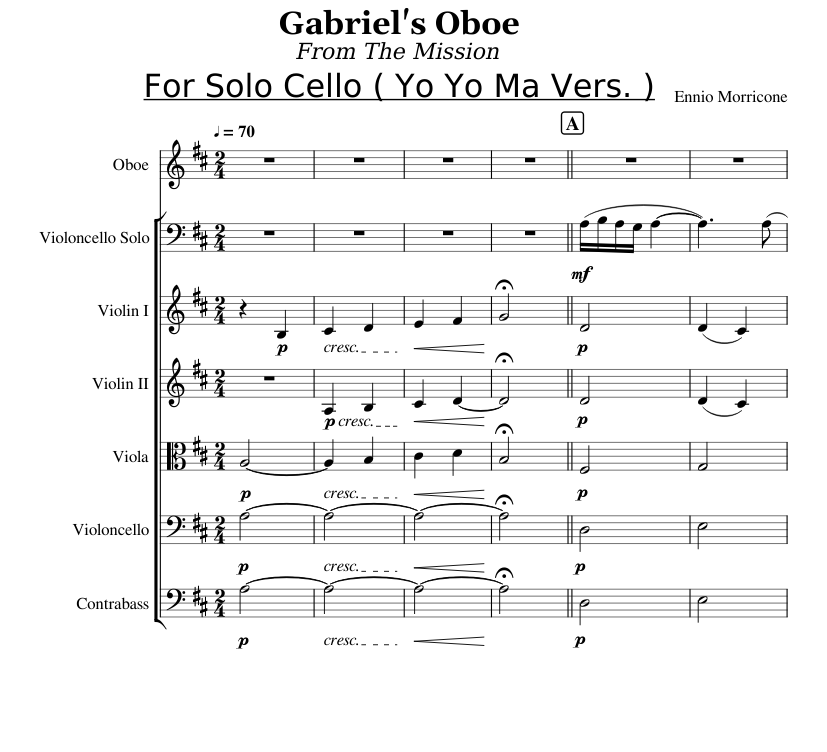 Oboe and cello outlet