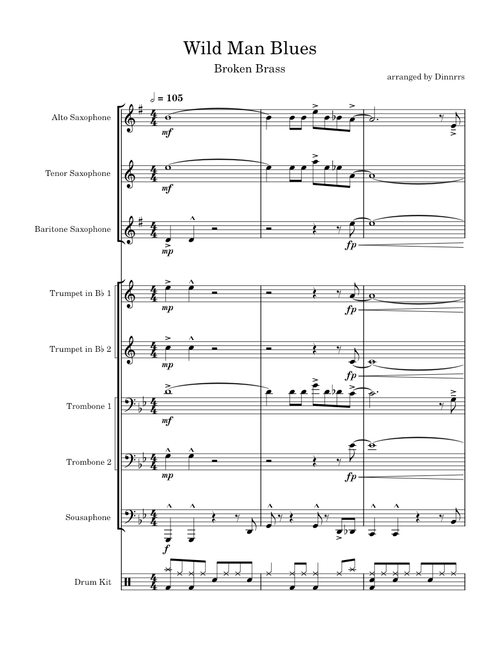 Wild Man Blues – Broken Brass Ensemble