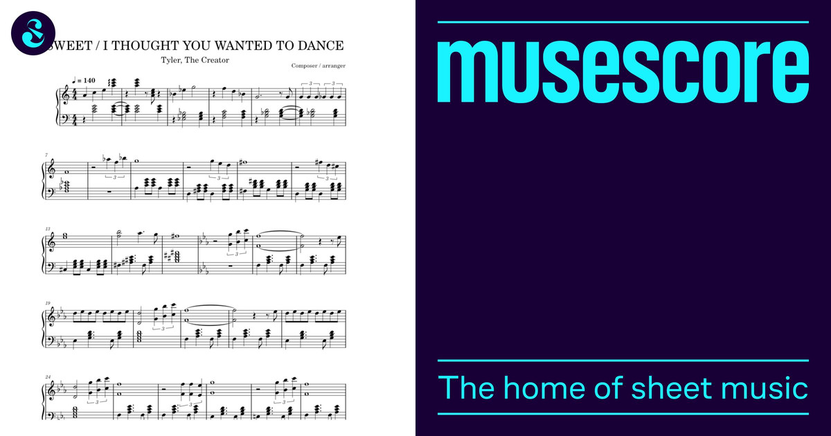 SWEET / I THOUGHT YOU WANTED TO DANCE Sheet music for Piano (Solo