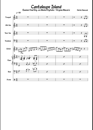 Cantaloupe Island (Herbie Hancock) Jazz Band, Mixed Ensemble
