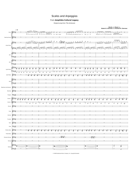 Scales and Arpeggios - Amphibia Cultural Legacy
