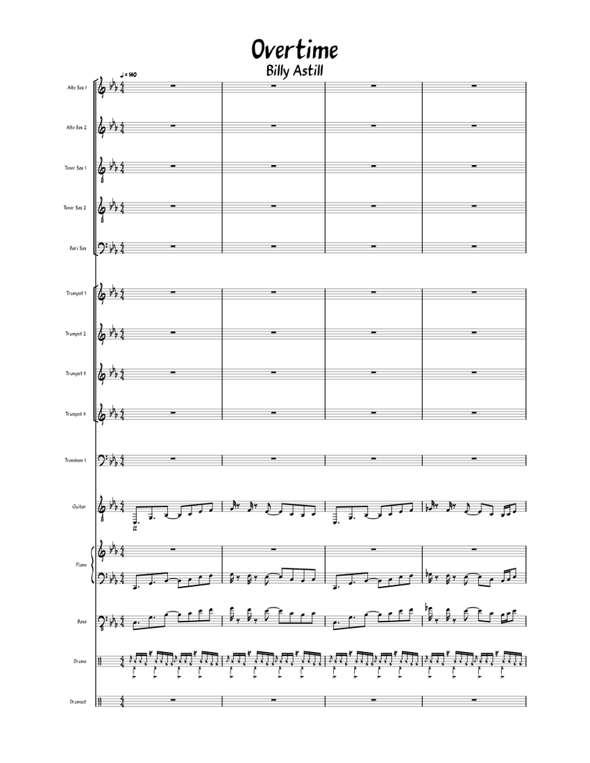 out of time on piano