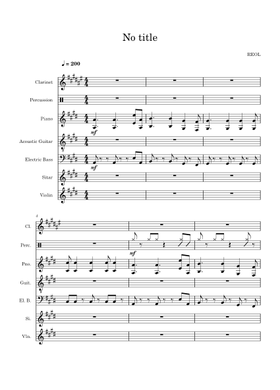 Free Reol / れをる sheet music | Download PDF or print on