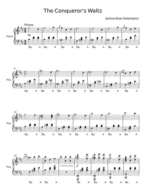 The Conqueror's Waltz - Joshua Kyan Aalampour